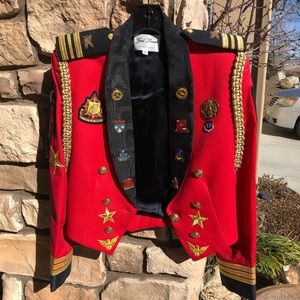 Vintage officers dress jacket. Original one of a kind Gail Dauer
